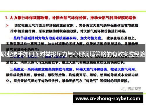 职业选手如何面对举报压力与心理调适策略的有效实践经验